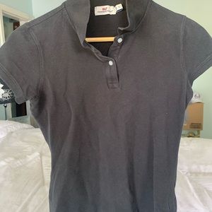 Black vineyard vines polo top